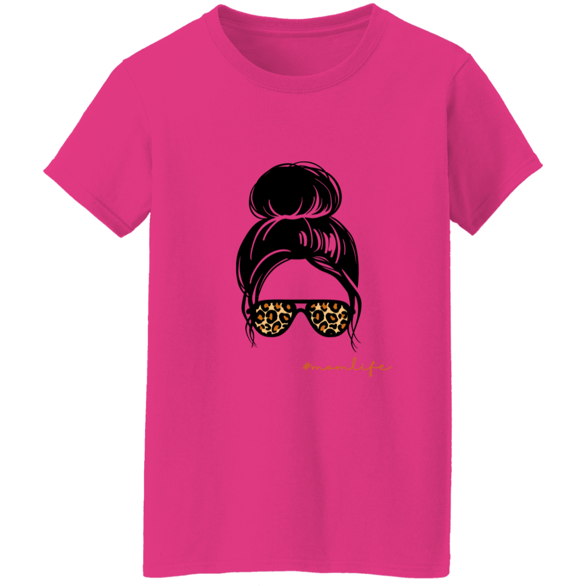 #momlife leopard T-Shirt