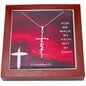 Faith Cross Necklace -We Walk By Faith ...