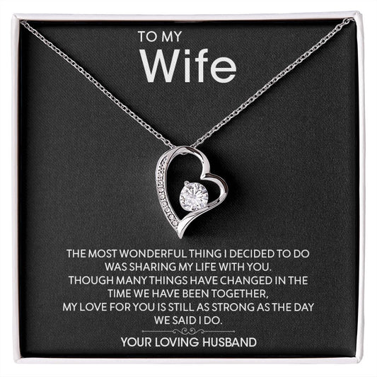 My Wife | My Love - Forever Love Necklace